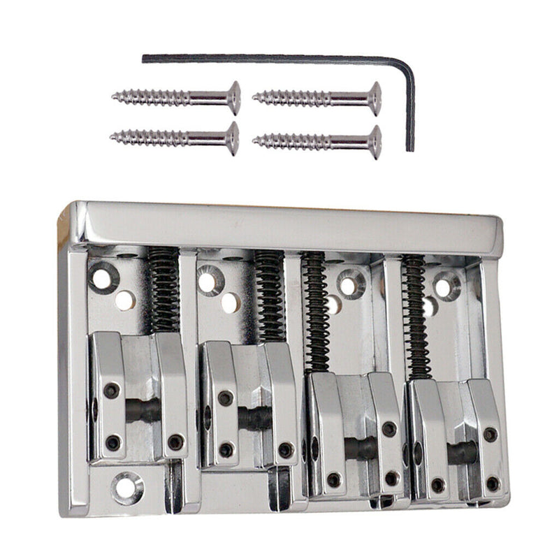 Exquisite 4 String Electric Bass Guitar Bridge Tailpiece Musical Instrument