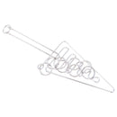 Classic Metal Wire Puzzle IQ Baffling Brain Teaser Magic Rings Puzzles Game