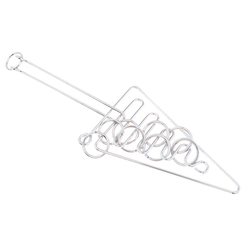 Classic Metal Wire Puzzle IQ Baffling Brain Teaser Magic Rings Puzzles Game