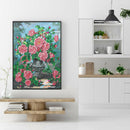 DIY Diamond Painting Flower Special Shape Crystal Drawing Home Decor (V034)