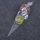 100pcs Clear Cellophane Cone Bags Twist Ties Large size Party Sweet Cello Candy