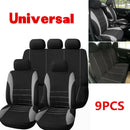 9Set Full Car Styling Seat Cover for Crossovers Sedans Auto Interior Accessories