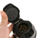 7-Pin Trailer Plug 12V Car Plug 7 Way Round Connector Traile Truck Sockets