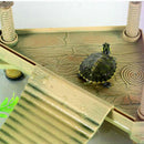 Reptile Small Turtle Frog Pier Floating Basking Platform with Ramp Ladder