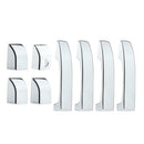 8Pc Durable Outer Side Door Handle Cover Trim Kit for Range Rover L322 02-12