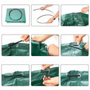270L Garden Waste Bag Large Strong Waterproof Heavy Duty Reusable Foldable