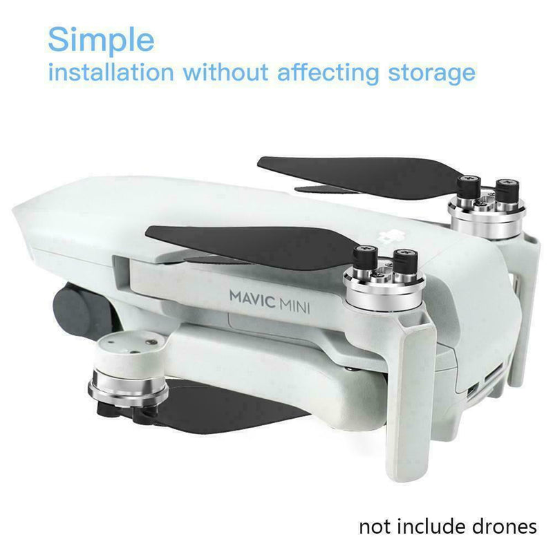 4x Aluminum Engine Motor Cover Cap Protective Guard Mini Drone For DJI Mavi H2H5