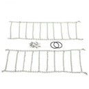 2Pcs Metal 120mm 1.9Inch Tires Snow Chain for 1/10 RC Rock Crawler Traxxas  I7F9