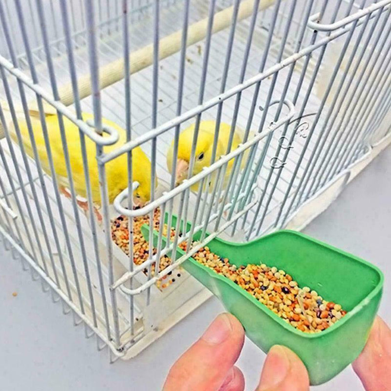 Bird Water Drinker Feeder Waterer with Clip Pet Bird For Parrots Supplies C9M1