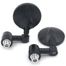 Motorcycle Mirrors - Round Folding Bar End Rear View Side Mirror for Benell