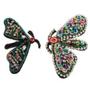 2Pcs Crystals Dragonfly Patches Iron on Rhinestone Appliques Patch Easy to Sew