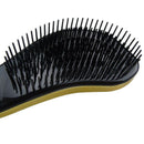 1pc Magic Anti-Static Hair Brush Handle Plastic Electroplate Comb Shower Sh L6M5