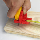 Woodwork Locator Board Cut Tool Portable ABS Tape Measure Verticle AttachmentJ!E