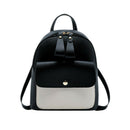 Women Girls School Bag Pu Leather Backpack Mini Backpack Purse Travel Handb T7M7