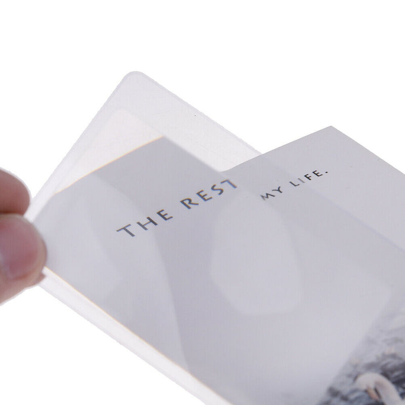 Credit Card Magnifier Pocket Credit Card Fresnel Transparent Magnifying Gl SE