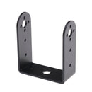 1Pcs New Black Long U-Shaped Bracket Steering Gear Bracket Robot PTZ Good  JR