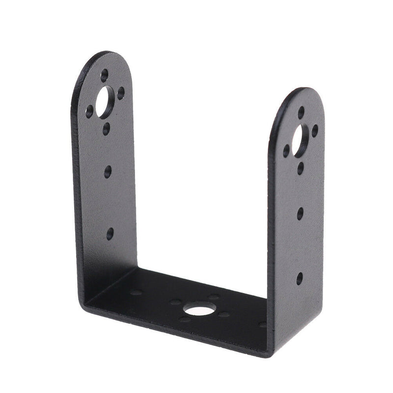1Pcs New Black Long U-Shaped Bracket Steering Gear Bracket Robot PTZ Good  JR