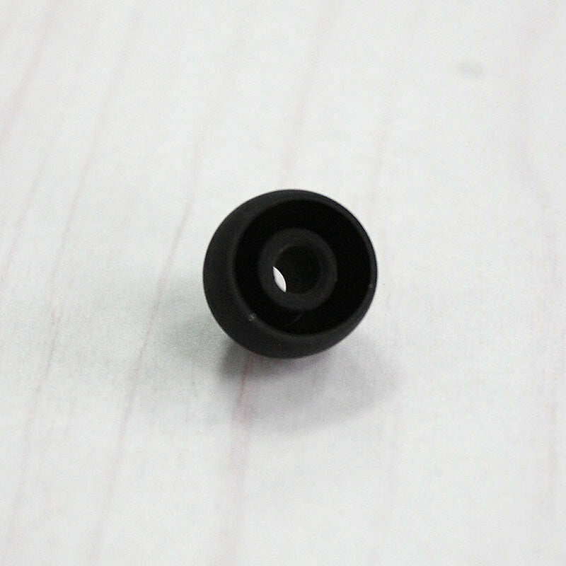 6 x Black In Ear Bud Head Phones Gel Tip Covers Small Medium Large Z