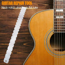 Guitar Neck Notched Ruler Fret Fingerboard Straight Edge Measuring Tool