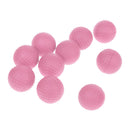 10Pcs PU Foam Sponge Golf Training Aids Soft Balls Golf Practice Balls Pink