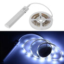 Wireless PIR Motion Strip Light Sensor 1M 30 LED Cabinet operated by batter