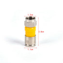 10pcs RG6 F Type Compression 2.8cm Snap Seal Plug Connector  Waterproof  OZ