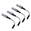 4x Bicycle V Brake Noodle Mountain Bike Cable Guide & Adjustable Screw Adapter