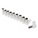 10pcs Right Angle 90 Degree RF Coaxial Coax TV Aerial Female Connector Plug