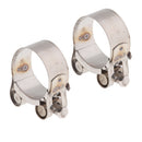 2 Pcs/lot Motorcycle Exhaust Pipe Clamp Clip 44-47mm & 48-51mm