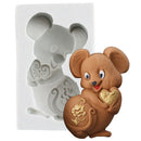 Cute Mouse Soap Silicone Mould Chocolate Fondant Mold DIY Kitchen Cake De 3C