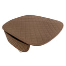 Breathable Flax Bamboo Car Seat Cover Pad Mat Chair Cushion Coffee