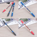 Ballpoint Pen Stationary Marker Men Rotate To Scroll Multi-function Pen Blue In-