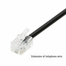 1Pcs RJ9 4P4C Male to Female Connector Telephone Adapter Splitter Converter