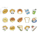 45pcs/box Bread DIY Stationary Stickers Paper Lables Gifts Packaging Decor B&X