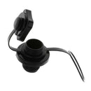 1X(Inflatable Boat Valve Inflatable Boat Valve Inflatables Valve - Black