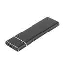 M.2 NGFF SSD to USB 3.1 Type-C Converter Adapter Enclosure Case Box (Black) A