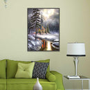 5D DIY Full Drill Diamond Painting Snow House Cross Stitch Embroidery Kits