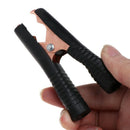2 Pcs 100A Car Alligator Clips Vehicle Battery Test Crocodile Clamps Black Red