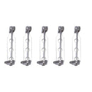 100 x Brooch Bar Backs Safety Pins Badge Fasteners For Jewellery Findings M