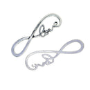 20x Love Letters Connector Necklace Bracelet Pendants Jewelry Making Charms