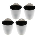 4 Pieces Sturdy Plastic Self-watering Wall Hanging Planters Flower Pot Outdoor