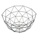 Large Bowl Deep Fruit Bowl Food Holder Case Bread Bowl Tray 5kg 10x5'' Black