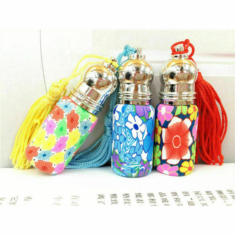 1pc 6ml Cute Glass Empty Perfume & Essential Oil Bottle Roll E9E5 On Roller I0W6