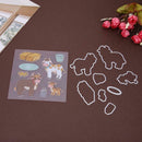 Milk Cows Stamps Metal Cutting Dies Frame Stencils Scrapbooking DIY Craft