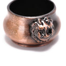 alloy lion incense burner censer church plate holder for cone sticks JR