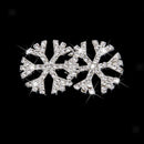 20 Pcs Mixed Rhinestone Snowflake Buttons Embellishments for Craft Buttons