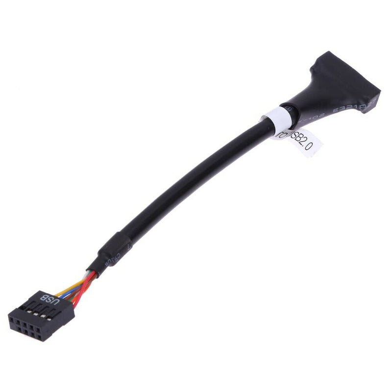 USB 3.0 20 Pin Male to USB 2.0 9 Pin Motherboard Female  Cable