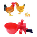 5pcs Coop Feed Automatic Poultry Water Drinking Cups Chicken Fowl Drinker Dwly