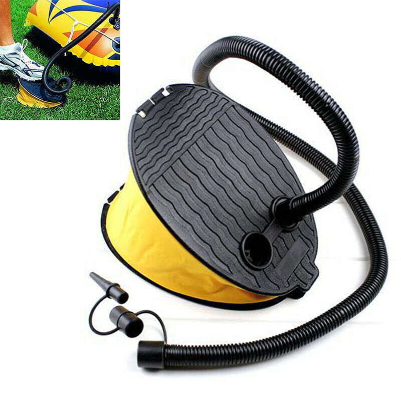 3L OUTDOOR FOOT AIR PUMP INFLATOR DEFLATOR BELLOWS INFLATABLE POOL AIRBED TO Gw
