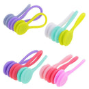 12 Pieces Magnetic Earphone Cable Winders Wrap Corder Magnet String Tidy